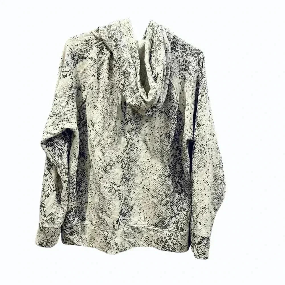 Calvin Klein winter white snake skin hoodie size M - Picture 7 of 8